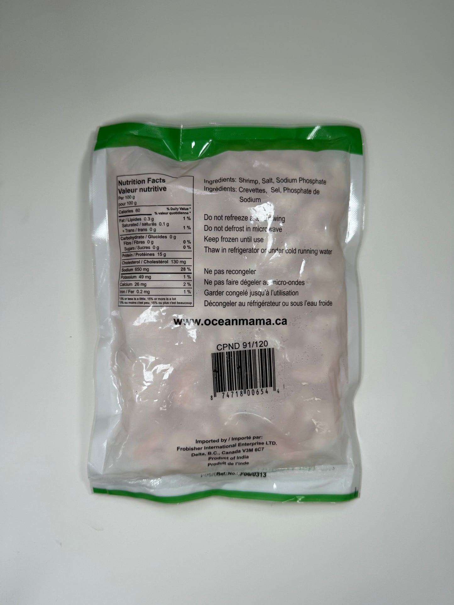 FROZEN COOKED SHRIMP (PEELED & DEVEINED)