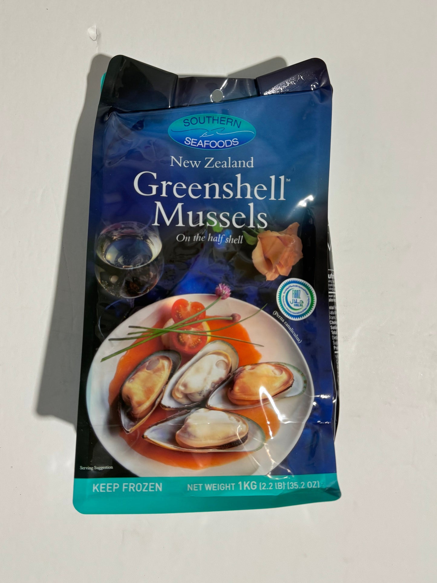 NEW ZEALAND ORGANIC MUSSELS (HALF SHELL)