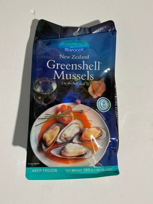 NEW ZEALAND ORGANIC MUSSELS (HALF SHELL)