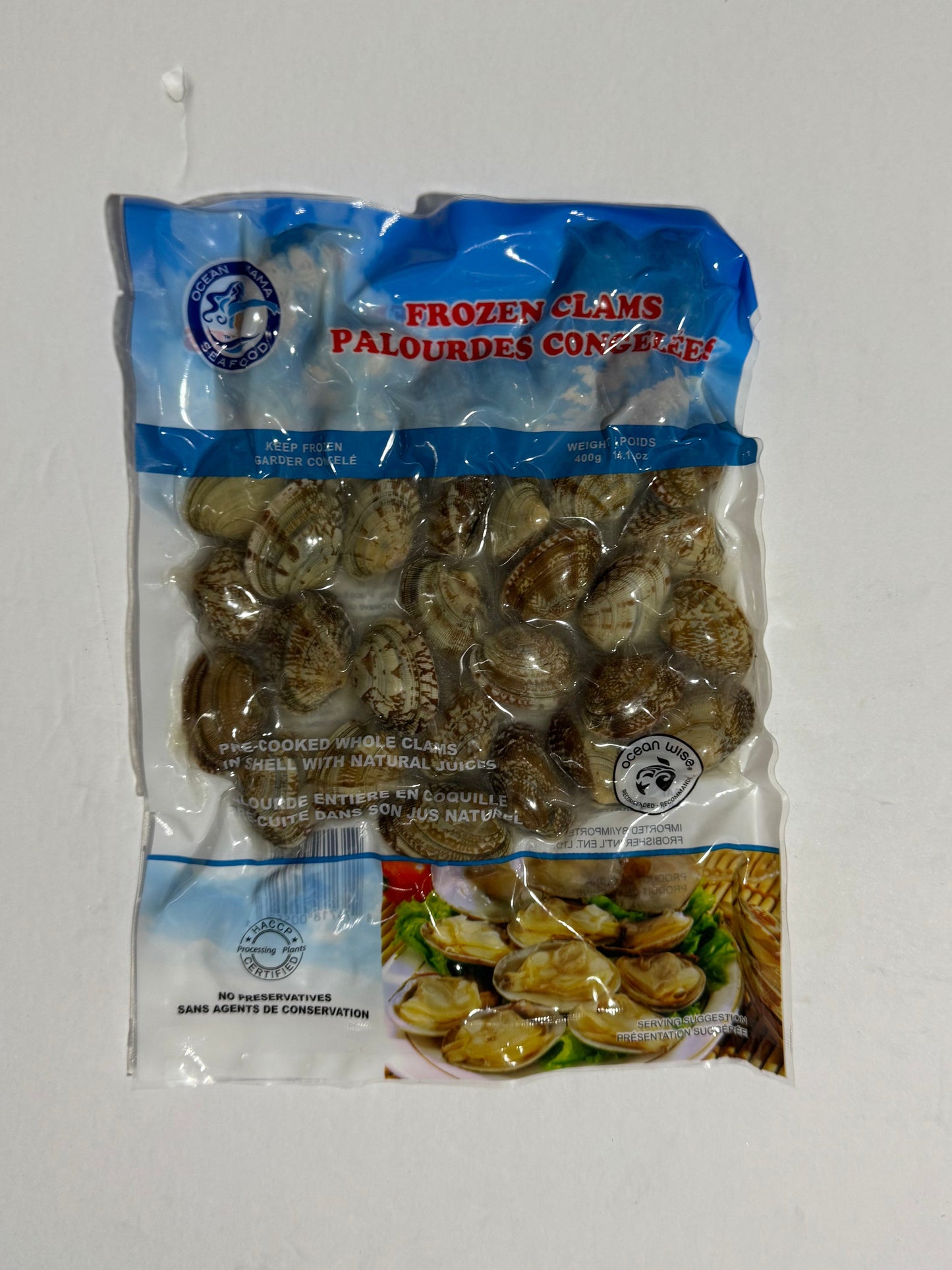 COOKED WHOLE CLAM